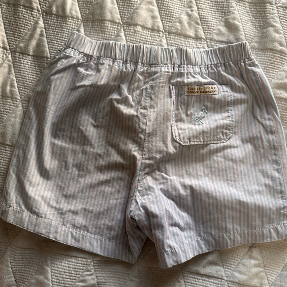 TBBC-EUC-Shelton Shorts- Lauderdale Lavender & Beale Street Blue Stripe Size 6